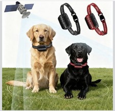 DOGOITM GPS Wireless Dog Fence for 2 Dogs, Dog Collar with 3 Warning Modes