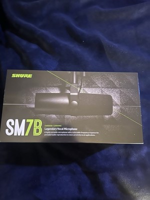 Shure SM7B Cardioid Dynamic Wired Microphone Black