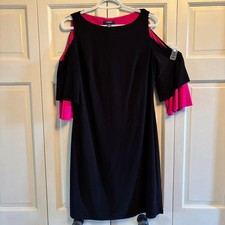 Women's Black and Pink Dress 