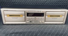 ONKYO K-W502 Stereo Double Cassette Deck Auto Reverse Used