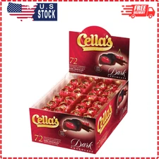 Dark Chocolate Covered Cherries Premium Cherry Cordial Candies Individually
