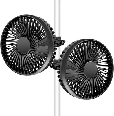Grow Tent Fan, 5In Two Fans for Greenhouse Plant All Direction Ventilation Circu