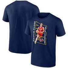 Men's Caitlin Clark Navy Indiana Fever 2024 WNBA Rookie of the Year T-Shirt