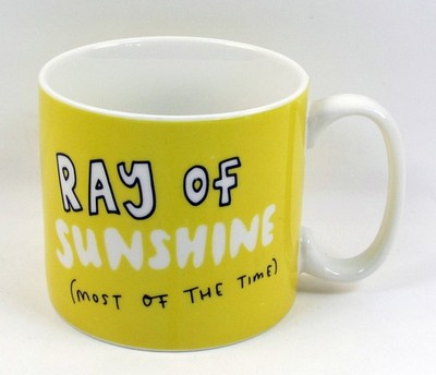 The Happy News Tasse - Ray of Sunshine Emily Coxhead gelb Kaffee Tee Keramik