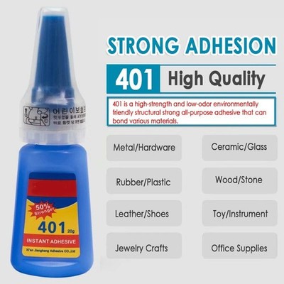 Instant Fast Adhesive Glue 1pcs 20G Multi-Purpose Clear Liquid Repair Bond