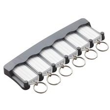 Key Tag Rack, Pack of 6, Clear 60562 