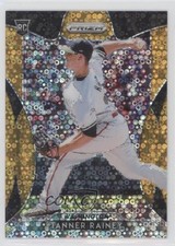 2019 Panini Prizm Tier III Neon Orange Donut Circle /150 Tanner Rainey #284 z5i