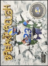 2022 Score Breakthrough Insert #B1 Cam Akers Los Angeles Rams