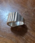 Vintage Francis Sterling Silver Ring, Approx 8. Western, Navajo Native Jewelry