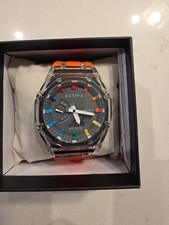 Activa Invicta Men's Watch ACW2305-019 Orange Band New In Box with Tags