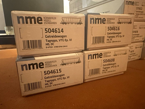 NME Getreidewagen Tagnpps VTG blau/weiß Spur H0 Epoche VI DC 504608-16 | Condition: Gebraucht