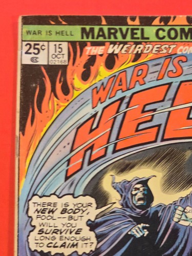 War Is Hell #15 1975 Marvel Chris Claremont Herb Trimpe edición final muerte - Imagen 4 de 11