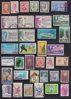 Collection of stamps of the Philippines Full page no duplicates Lot APH2