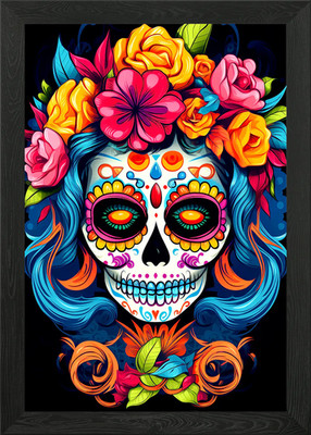 Mexico holiday Framed Wall Art Poster Canvas Print Picture