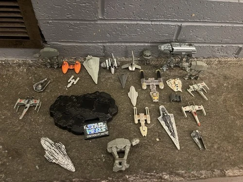 vintage Star Wars Micro Machines and Action Fleet vehicles and ships Lot 90’s