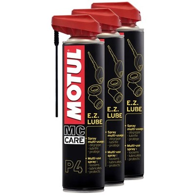 Multifunktionsspray MC CARE P4 EZ LUBE Motul 3 X 400 ml Multifunktionsöl Pflege
