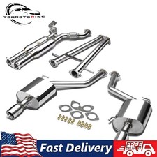 For 2009-2013 Infiniti G37 V36 4dr 3.5 Dual Muffler Tip Catback Exhaust System