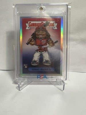 2025 Topps Bowman Chrome James Wood Garbage Pail Kids RC #BGP-49 Case Hit Rookie