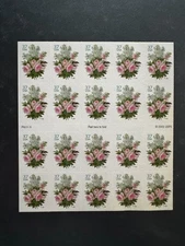 Scott #3836 Garden Bouquet Pane of 20 37¢ Stamps (2004)