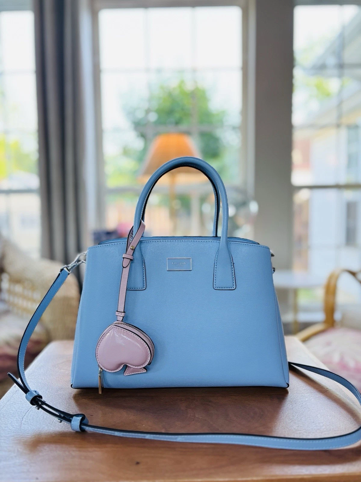 Kate Spade New York Serena Leather Satchel Handbag 🤍