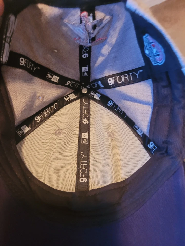 Gorra de béisbol Tacoma Rainiers New Era 9FORTY ajustable gris azul ligas menores Foto 4 de 4