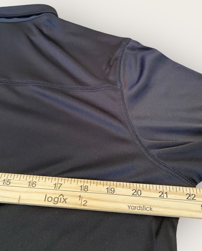Atlanta Falcons Shirt Mens Large Black NFL Team Apparel Performance Polo ATL - Picture 11 of 14