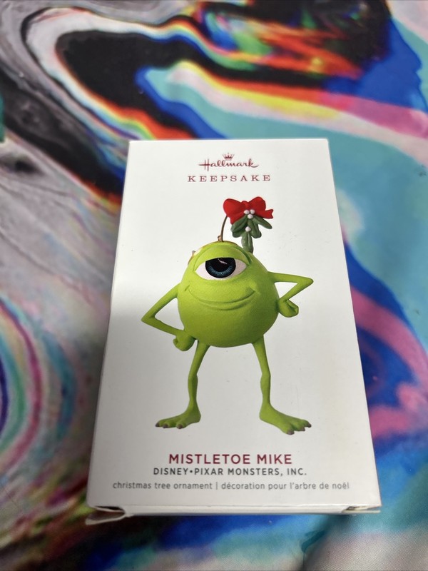 Hallmark 2019 MISTLETOE MIKE Monsters Inc. CHRISTMAS ORNAMENT Disney PIXAR New