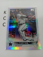 2022 Topps NICK FORTES Rookie Card Chrome Refractor #333. rookie card picture