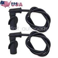 2PCS Ignition Coil Spark Plug Cap &Wire For Polaris Sportsman 600 700 2002-2004