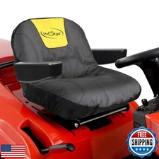HOMEYA Riding Lawn Mower Seat Cover, Heavy Duty 600D Oxford Waterproof Tracto