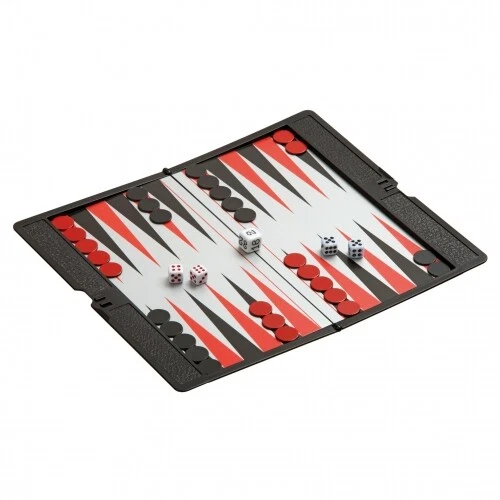 Backgammon - Reisespiel - Lukas - Kunststoff - magnetisch - Bild 2 von 4