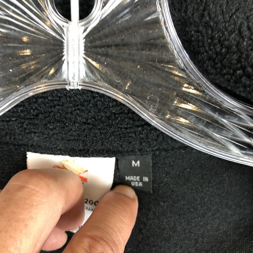 Salt Lake City 2002 OFFICIAL Marker Fleece Full Zip Vest Men Size Medium Black - Picture 11 of 13