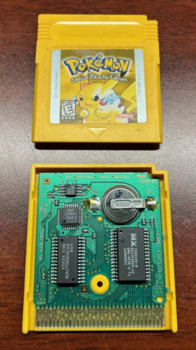 Gameboy Pokémon Yellow Special Pikachu Edition 1999 Cleaned/Tested 1st Print