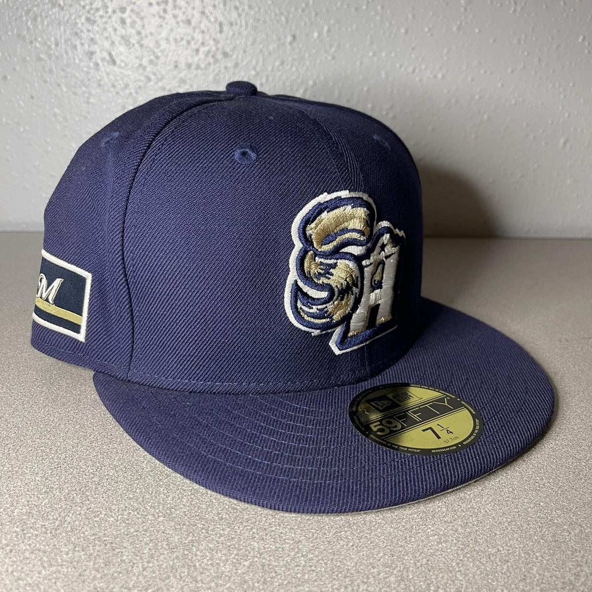 帽子 BoTT NEW ERA Cap navy 7 1/4 San Antonio Missions 7 1/4 Fitted Genuine New Era Navy Home