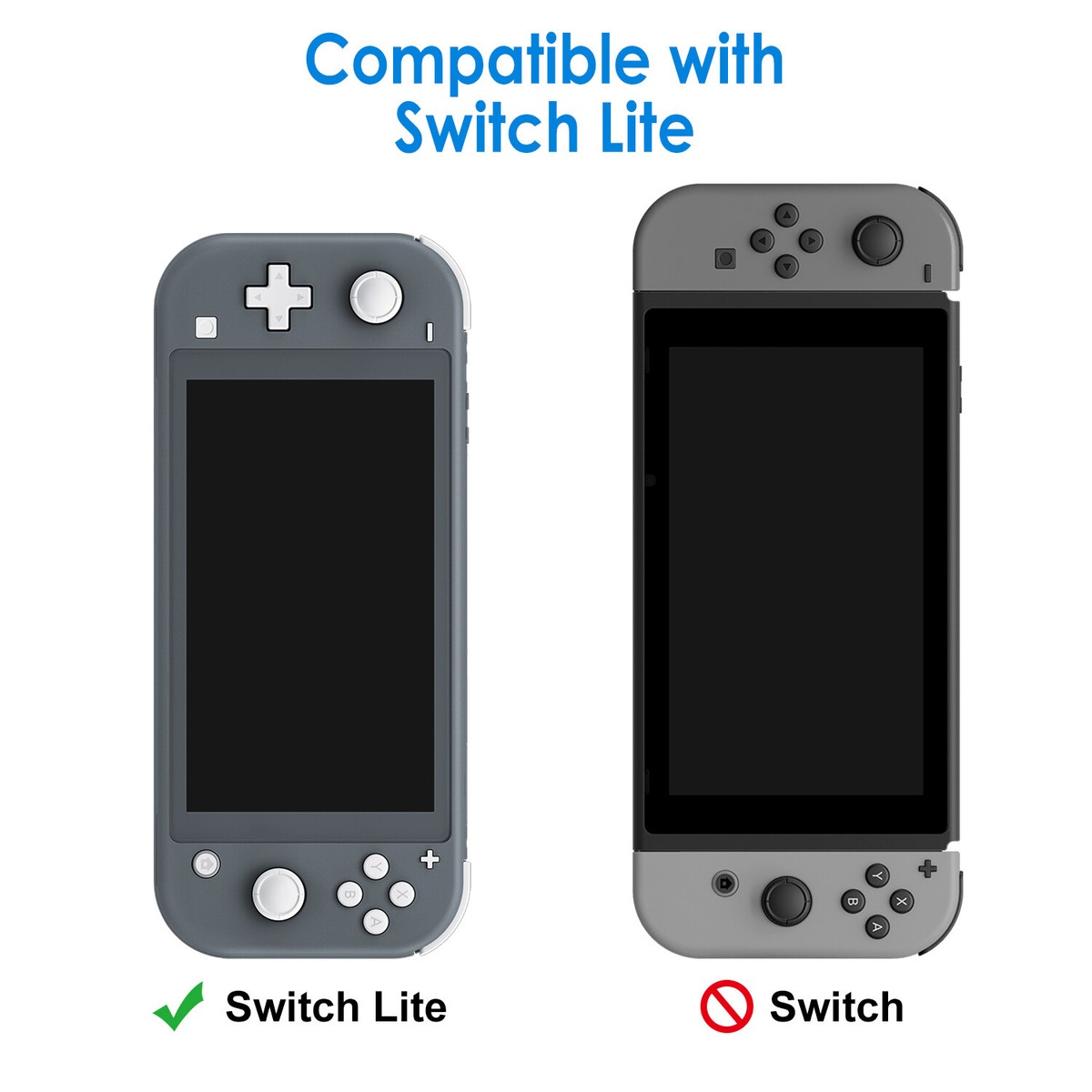 JETech Protective Case for Nintendo Switch Lite 2019, Grip Cover