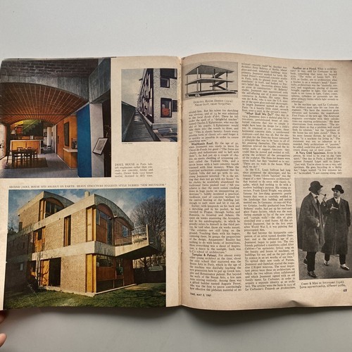 Time Magazine May 5, 1961 Architect Le Corbusier - Picture 4 of 7