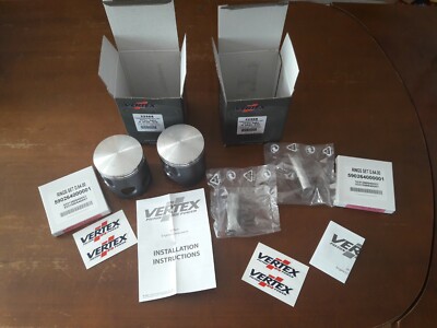 NEU 2 Stück Vertex Kolben Yamaha YFZ 350 Banshee 22568 - 63.94 für Bohrung 64.00