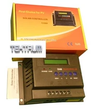 TEKTRUM 50A 12V/24V SOLAR PANEL CHARGE CONTROLLER WITH LCD DISPLAY
