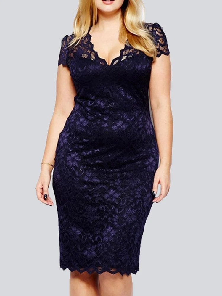 Vestidos Elegantes Plus Size Para Mujer De Fiesta | eBay