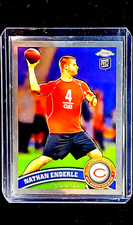 2011 Topps Chrome #24 Nathan Enderle Rookie Card RC Chicago Bears Football. rookie card picture