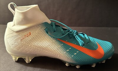 Men’s Size 12 Nike Vapor Untouchable Pro 3 Teal Orange Miami Dolphins AO3021-103 Men main image 3