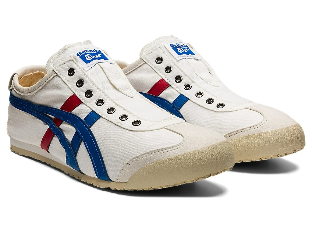 Asics Onitsuka Tiger MEXICO 66 SLIP-ON 1183A360 121 WHITE/TRICOLOR