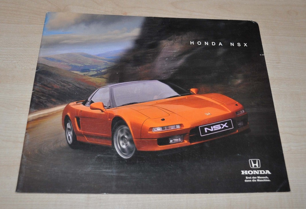 Honda NSX Brochure Prospekt DE | eBay