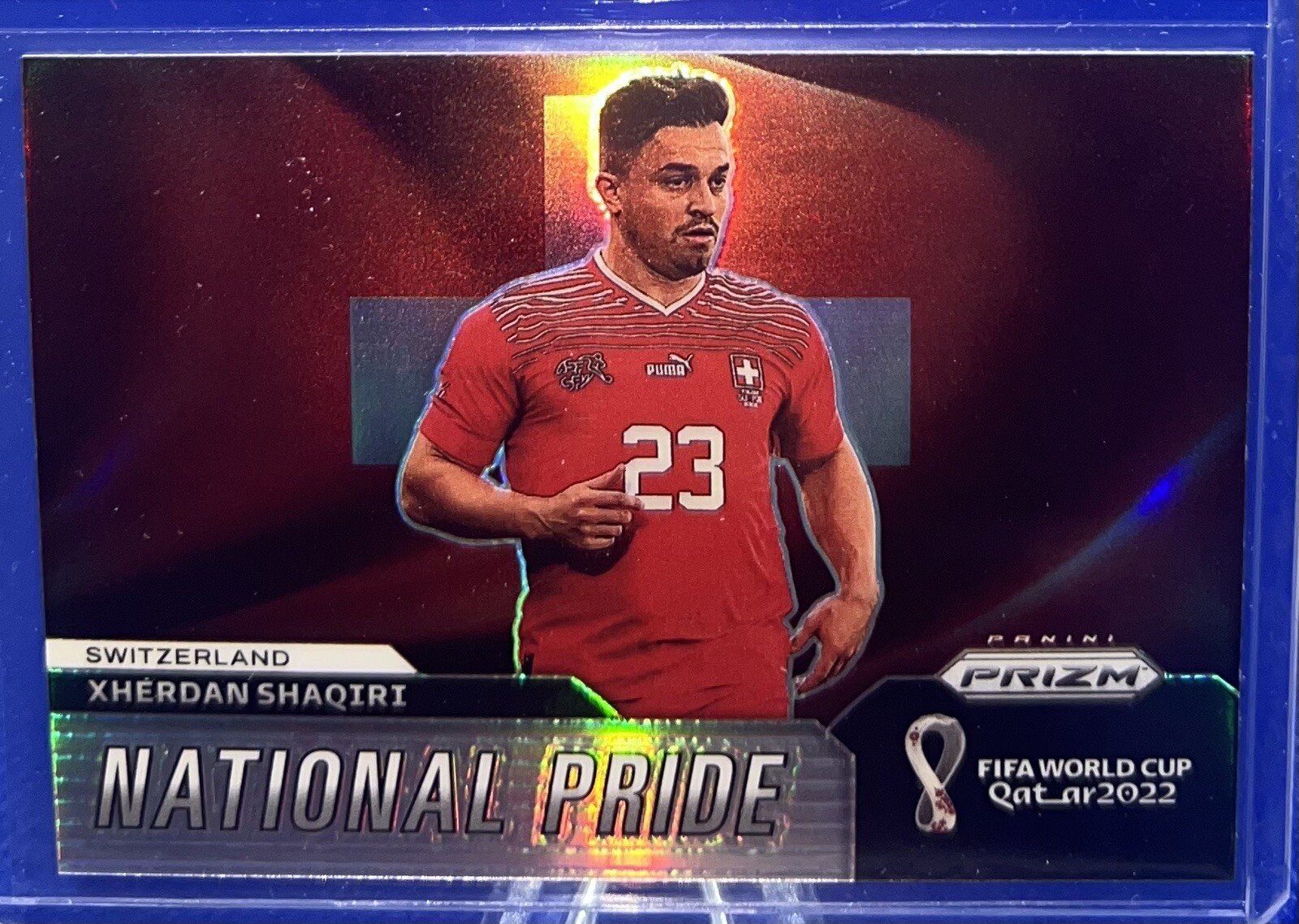 2022 Prizm World Cup National Pride Xherdan Shaqiri Switzerland SSP CASE HIT