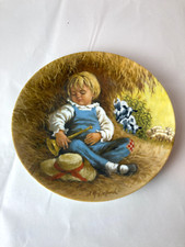 Reco Little Boy Blue Plate John Mc Clelland Mother Goose 1980