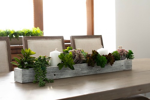 BarnwoodUSA Rustic Farmhouse Decorative Centerpiece Decorative Display Box - Picture 3 of 34