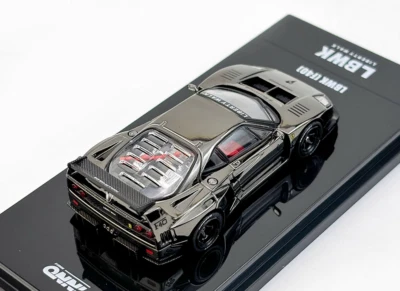 1: 64 Alloy diecast car model Ferrari F40 Chrome Black | eBay