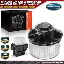 Front HVAC Blower Motor & Resistor Kit for Chevrolet Equinox GMC Terrain Pontiac