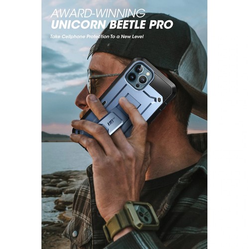 SUPCASE For iPhone 13 Pro 6.1' Unicorn Beetle Pro Full-Body Rugged Holster Case - Picture 24 of 31