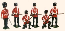 COJF-3204B - Royal Fusiliers 1882 (Set 50) 6 Figures - Tradition - 54mm Metal